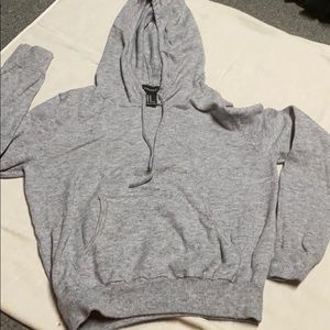 Grey fitted sweatshirt
